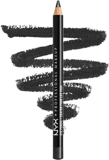 NYX Professional Makeup Slim Eye Pencil 940 Black Shimmer Eyes Eyeliner Makeup Skjønnhet