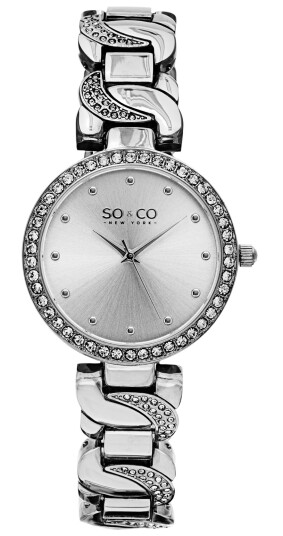 So & Co New York Dameklokke 5062.1 SoHo Sølvfarget/Stål Ø36 mm So & Co New York Dameklokke 5062.1 SoHo Sølvfarget/Stål Ø36 mm