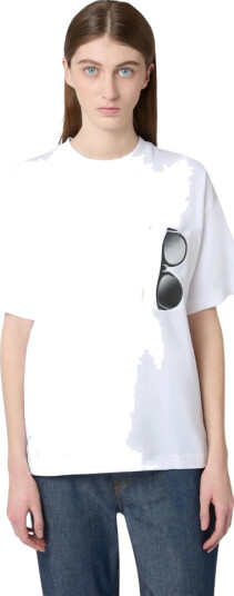 Moschino Dame Topper Hvit M,