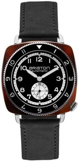 Briston Herreklokke 241639.SA.T.1W.CH Clubmaster Sort/Lær