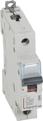 Legrand DX3 MCB automatsikring B50 1P 1M 6/10kA