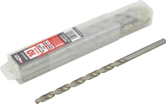 Borebit Awtools Metall Hvit 4,0 Mm / 10 Stk X 119 Mm Forlenget
