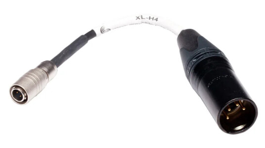 Sound Devices XL-H4 Power adapter cable, 4-pin XLR-M to 4-pi Sound Devices XL-H4 Power adapter cable, 4-pin XLR-M to 4-pi
