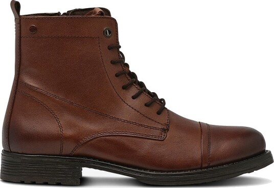 Jack & Jones Boots jfwShaun Leather Boot SN Brun Jack & Jones Boots jfwShaun Leather Boot SN Brun