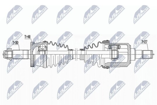 Nty Drivaksel NTY NPW KA 400