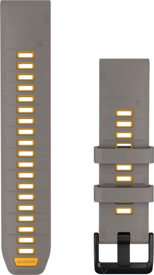 Garmin Quickfit - Fenix 9 Pro, 22mm Silver Gray/daktona Yellow 22 mm