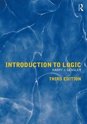 Introduction To Logic Av Harry J Gensler