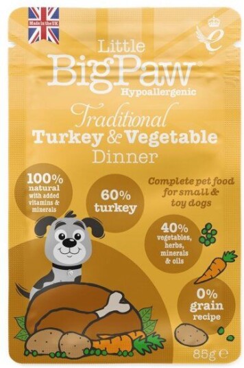 Little Bigpaw Turkey & Vegetables Dinner (150 G) Little Bigpaw Turkey & Vegetables Dinner (150 G)