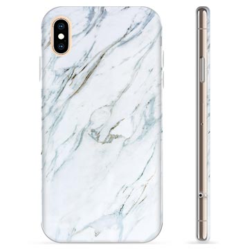 iPhone XS Max TPU-deksel Marmor