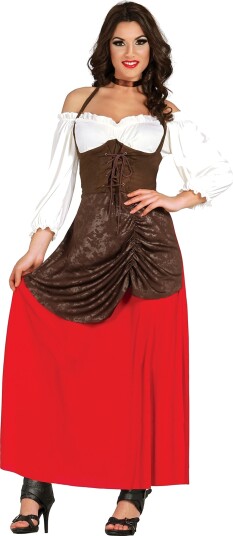 Fiestas Guirca Vertshusdame Kostyme X-large 84893