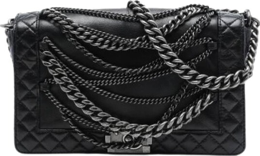 Chanel Vintage Dame Pre owned Svart ONE SIZE,