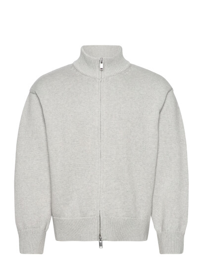 HAN Kjøbenhavn Diamond Knit Cardigan - Grey - XL