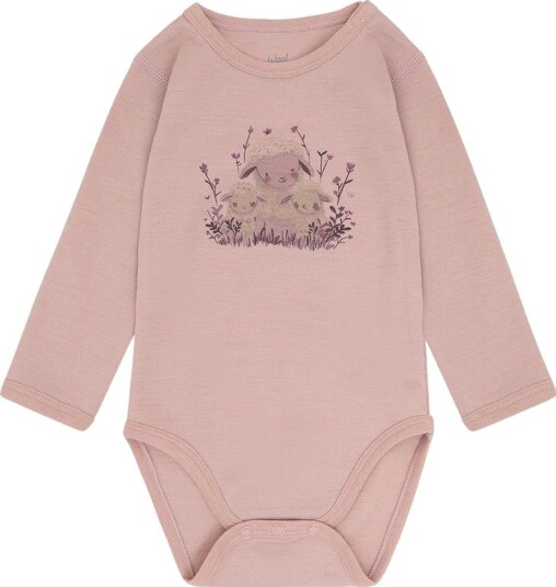 Hust and Claire Bo Sheep Rosa Body i Merinoull 68