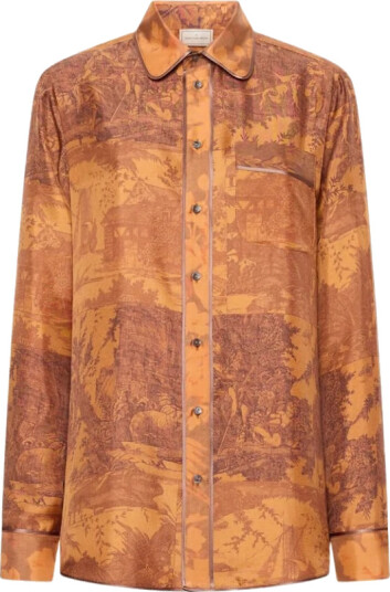 Pierre Louis Mascia Dame Bluser & Skjorter Oransje M, Pierre Louis Mascia Dame Bluser & Skjorter Oransje M,