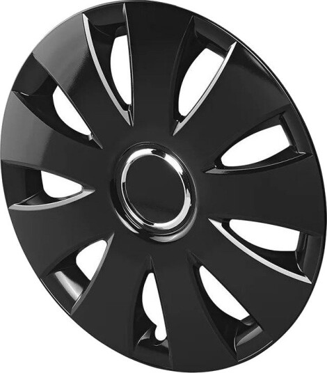 ProPlus Aura Ring Hjulkapselsett - 14", Svart - 4 stk.