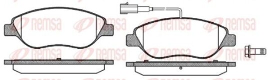 Bremseklosser REMSA 0860.02