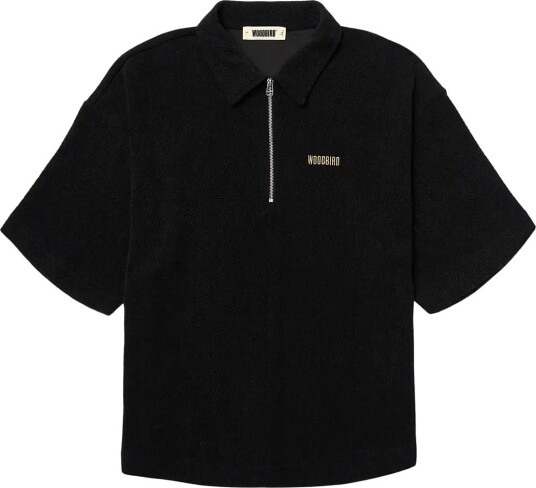 Woodbird Wbhiro Ss Jiu Zip Polo Black XL