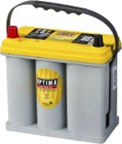 OPTIMA AGM Yellow Top 12V 38AH 460CCA Standard DIN poler. Venstre +pol. OPTIMA AGM Yellow Top 12V 38AH 460CCA Standard DIN poler. Venstre +pol.