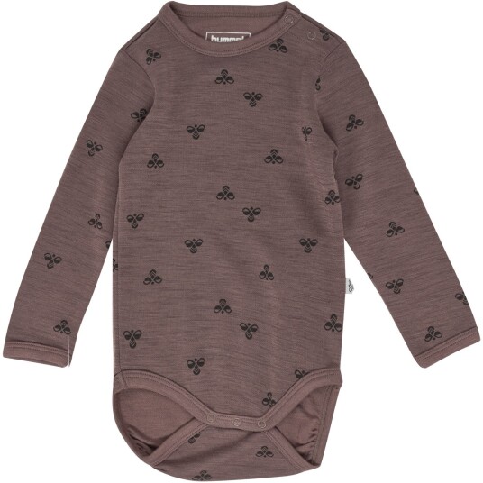 Hummel Twilight Mauve Mini Ull Body L/S 92 Hummel Twilight Mauve Mini Ull Body L/S 92