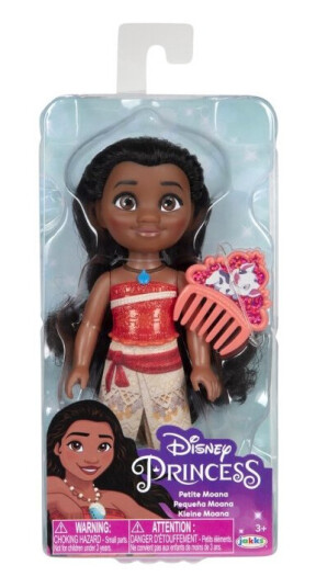 JAKKS Pacific Disney Princess 6 tommers liten dukke med kam Vaiana