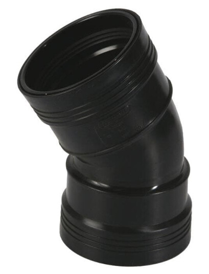 Wavin Wafix Plus Bend PP 15-88,5° Ø32-110mm 75mm / 30° Wavin Wafix Plus Bend PP 15-88,5° Ø32-110mm 75mm / 30°