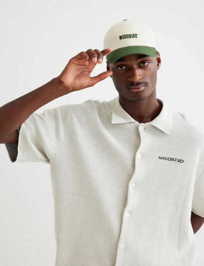 Woodbird Core Twill Cap Cream Woodbird Core Twill Cap Cream
