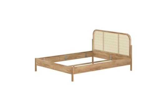 Sengehode Oliven Rattan 160x200 cm   160x200 cm