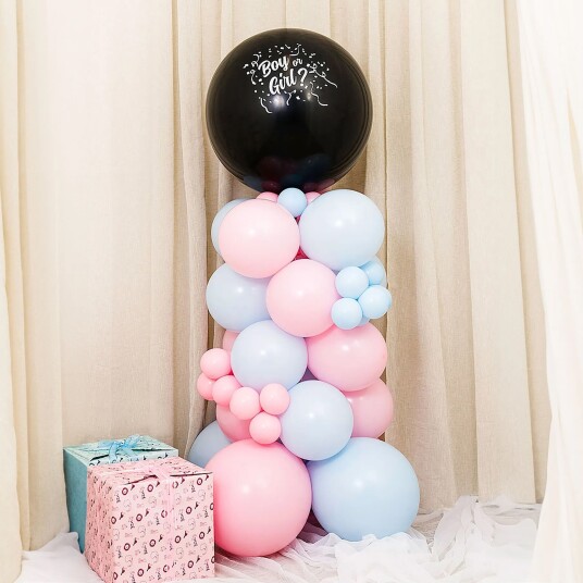 Ballongkungen Ballongsøyle Gender Reveal BP002