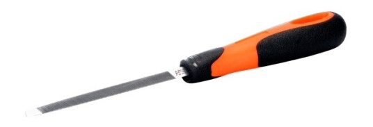 Bahco Ergo 4-186-04-2-2, Fil, Trekant-Fil, 2. Kutt, Sort, Oransje, 10 Cm, 6 Mm Bahco Ergo 4-186-04-2-2, Fil, Trekant-Fil, 2. Kutt, Sort, Oransje, 10 Cm, 6 Mm