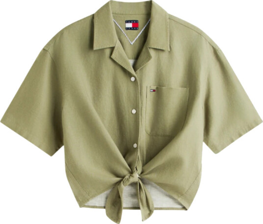 Tommy Jeans Dame Bluser & Skjorter Grønn S,