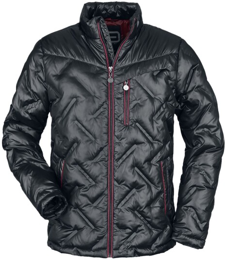 RED by EMP Overgangsjakke - Between-seasons jakke med spesiell preging - S til XXL - Herrer - svart
