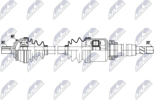 Nty Drivaksel NTY NPW VV 152