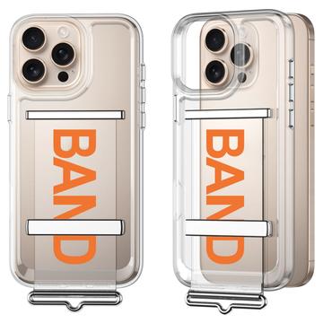 GKK iPhone 16 Pro Max Stropp deksel Oransje / gjennomsiktig GKK iPhone 16 Pro Max Stropp deksel Oransje / gjennomsiktig