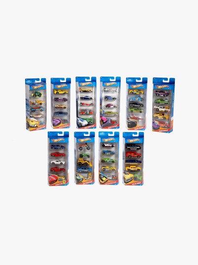 Bil Hot Wheels 5 pk assortert Bil Hot Wheels 5 pk assortert