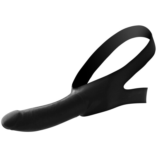 Master Series Face Fuk Strap-on Gag      - Svart