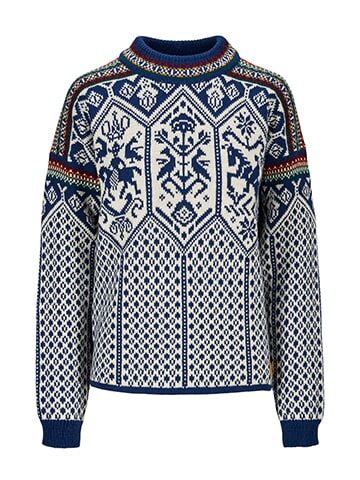 Dale Of Norway 1994 Feminine Sweater Indigo Offwhite Mustard L