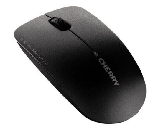Cherry MW 2400 Trådløs Optisk Mus med 3 Knapper - Svart, Ambidekstriøs 1200 DPI