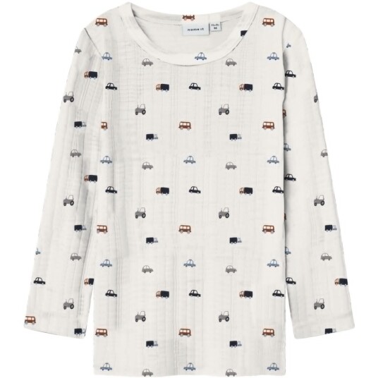 Name It Snow White Small Cars Nmmwang Ull Needle Ls Topp Noos 116