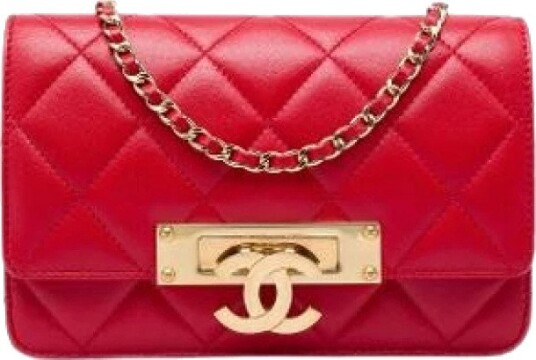 Chanel Vintage Dame Pre owned Rød ONE SIZE,
