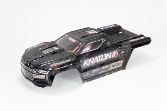 Arrma 409008 KRATON 8S Finished Body Black