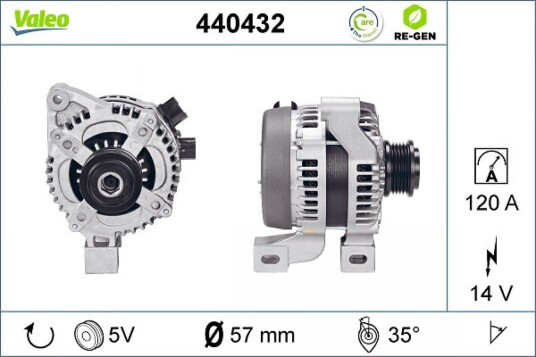 Dynamo VALEO 440432 Dynamo VALEO 440432