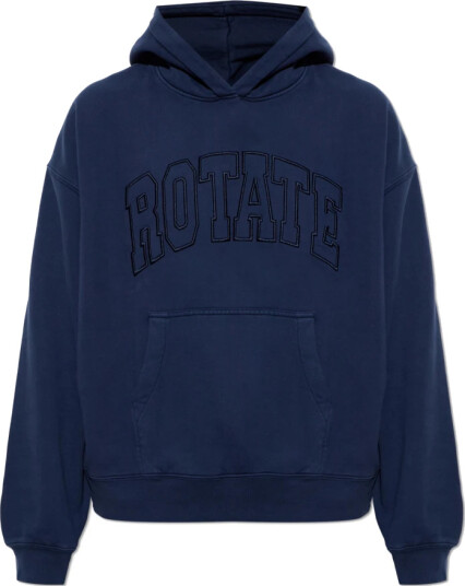 ROTATE Classic Sweat Hoodie Navy XS ROTATE Classic Sweat Hoodie Navy XS