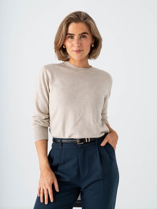 Comprimé Roundneck Beige 44