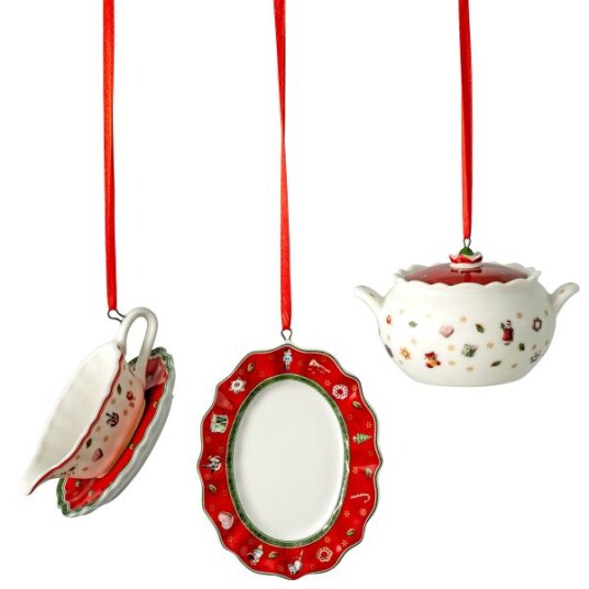 Villeroy & Boch - Toy's Delight juletrepynt serveringssett 3 stk Villeroy & Boch - Toy's Delight juletrepynt serveringssett 3 stk