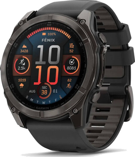 Garmin Fenix 8 AMOLED Sapphire 51mmCarbon Gray DLC TI/Black