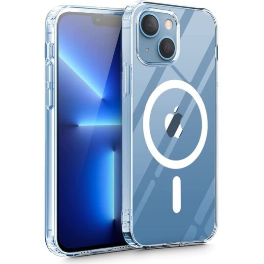 Tech-Protect Magmat MagSafe Deksler for iPhone 13 Mini - Transparent