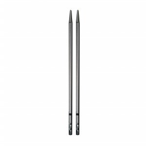 Addi Click Lace Korte Utskiftbare Rundpinner Messing 3,50mm