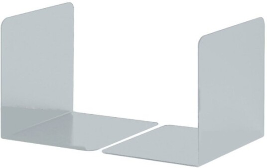 Bogstøtte Durable 130X160x123 Mm Silver - 2 Stk. Bogstøtte Durable 130X160x123 Mm Silver - 2 Stk.