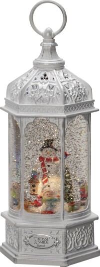 Konstsmide Water Lantern Snowman Dekorativ lysfigur Hvit Plast Universal IP20 1 lampe r