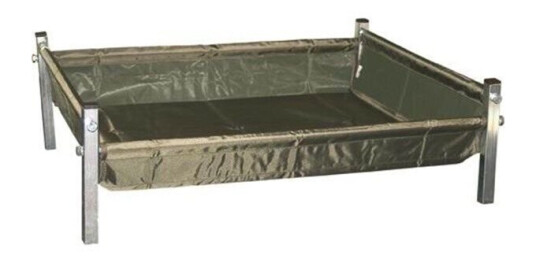 Akvastabil Hundeseng 70x55 cm med Vannavvisende Nylon